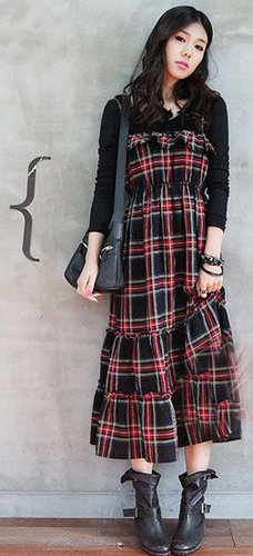 【已审】波西米亚长裙遮粗腿更美艳