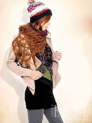 【已审】保暖时尚兼备 甜美搭最风行