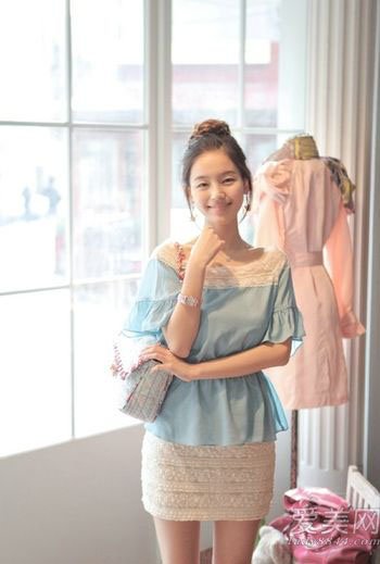 【已审】荷叶袖让轻熟女遮掩拜拜肉