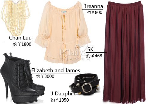 【已审】亮丽惹眼 初秋巧搭及踝长裙