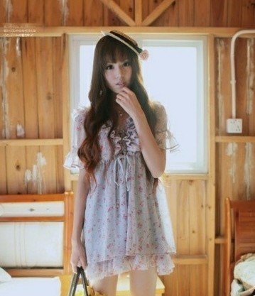 【已审】学日系女孩温柔浪漫荷叶边