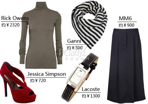 【已审】亮丽惹眼 初秋巧搭及踝长裙