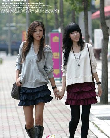 【已审】姐妹闺蜜情 甜美扮靓齐出游