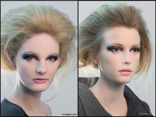 【已审】香奈儿2010秋冬秀场超模妆容