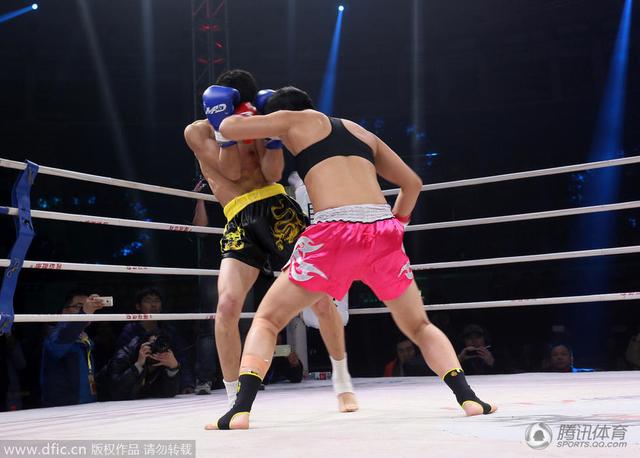 中国女拳王KO男拳手 日网友盛赞中国功夫厉害