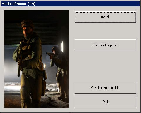 《荣誉勋章》(Medal of Honor)硬盘版+正版镜像+英文版破解补丁详细说明及下载