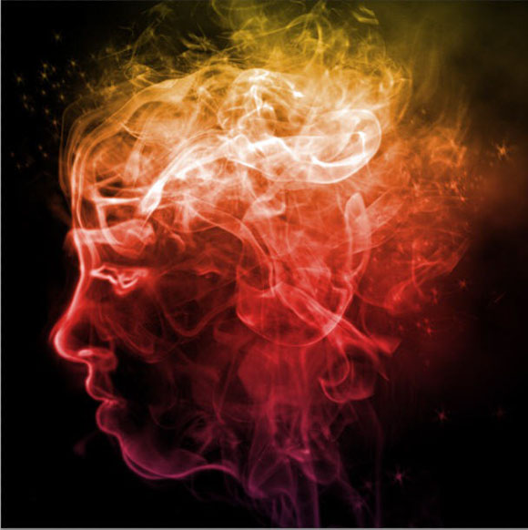 制作一张色彩斑斓的幻想烟雾头像
