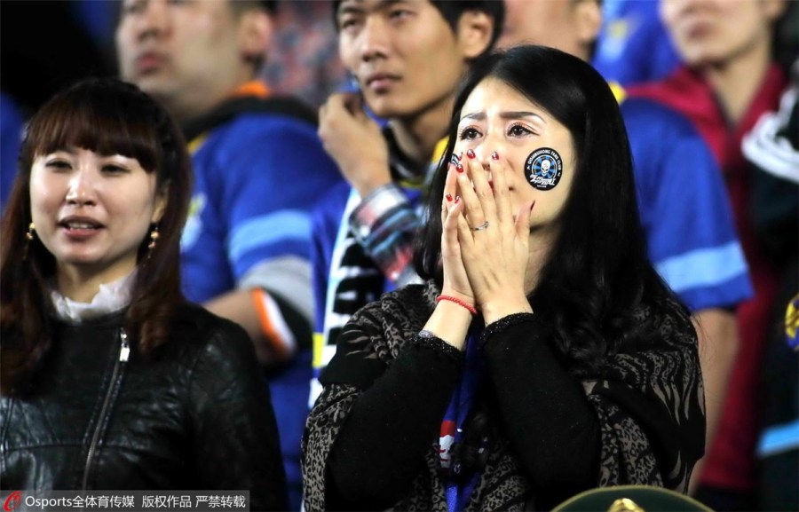 直击阿尔滨降级:200球迷哭成泪人 外援呆若木鸡