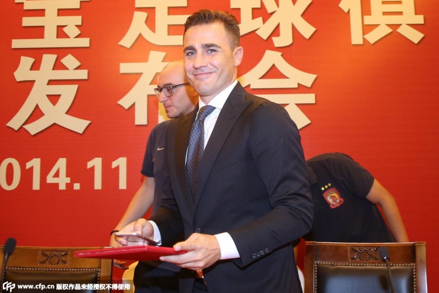 恒大正式宣布卡纳瓦罗任执行主教练 里皮主教练