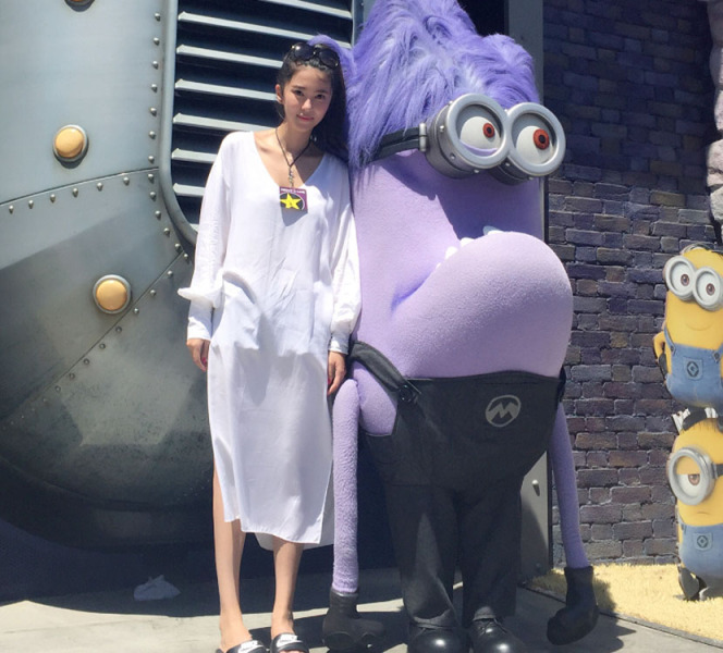 刘晓宇女友晒近照粉丝聚焦一点 网友:胸就比我沉