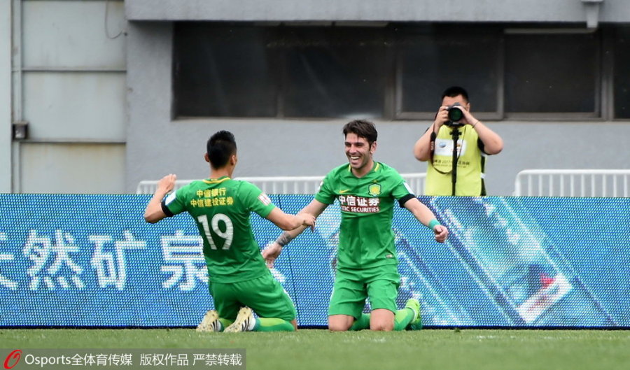 张稀哲传射索9戴帽 国安5-0拿下德比晋级