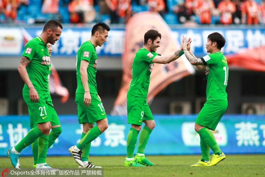 张稀哲传射索9戴帽 国安5-0拿下德比晋级
