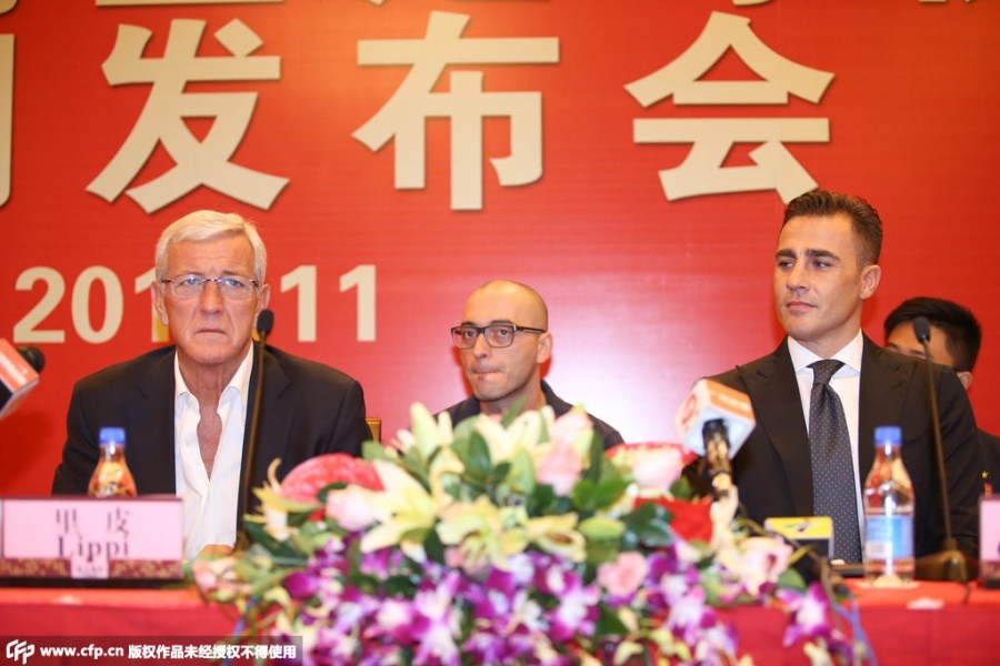 恒大正式宣布卡纳瓦罗任执行主教练 里皮主教练