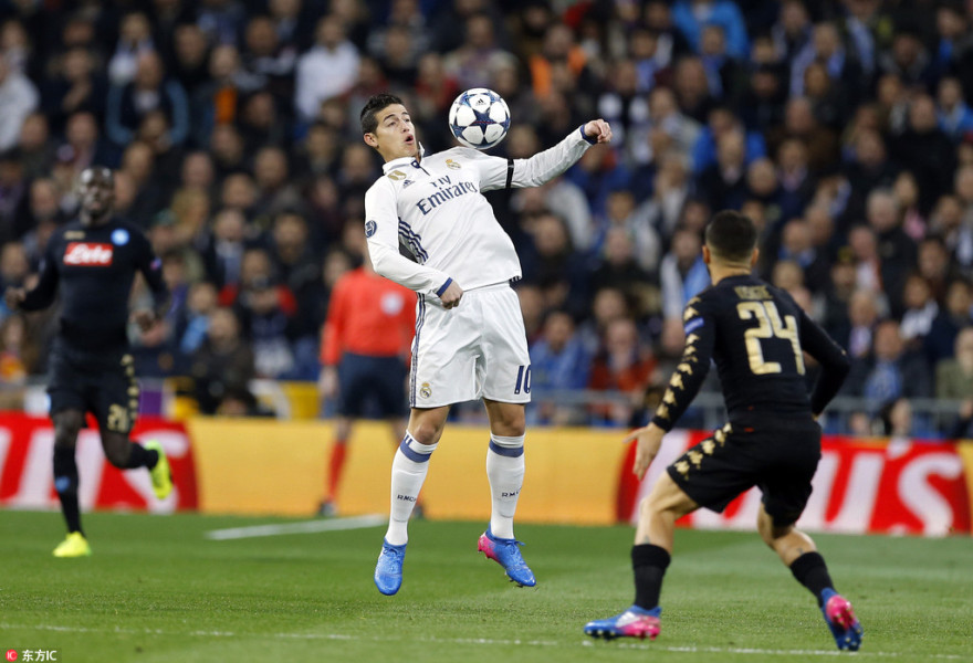 欧冠-C罗送助攻铁腰世界波 皇马3-1逆转那不勒斯