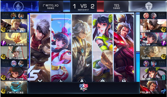 KPL春季赛:YTG、TES获胜,RNG.M破LGD大鹅连胜