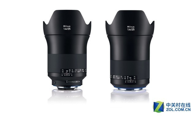 广角新神镜 蔡司发布Milvus 25mm F1.4