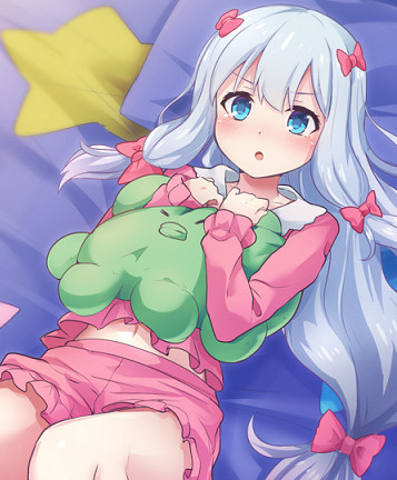 二次元萌娘与爱用抱枕