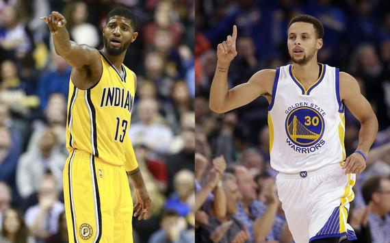 NBA公布首月东西部最佳球员:库里乔治分享殊荣