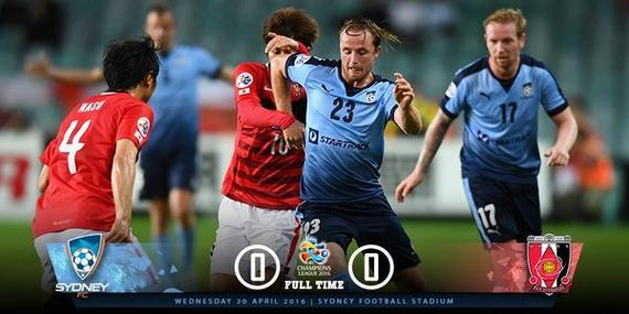 亚冠-悉尼0-0平浦和携手出线 恒大提前小组出局