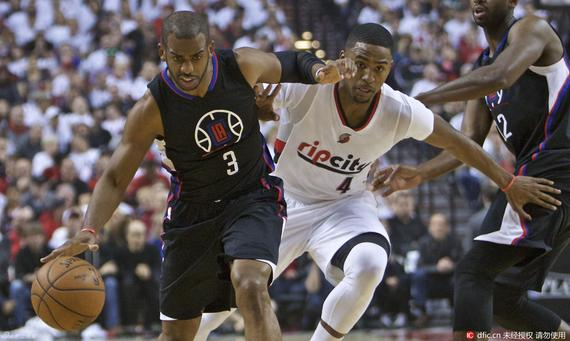 保罗格里芬伤退快船再负 开拓者扳两城追至2-2