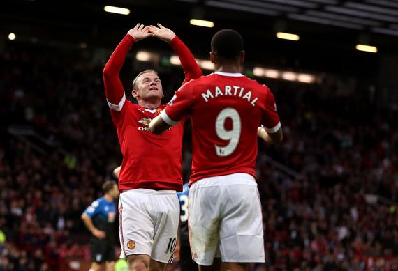 英超-鲁尼梦剧场百球 新妖王破门 曼联3-1收官