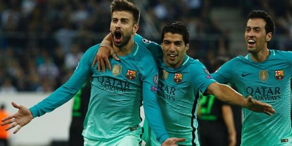 欧冠-内马尔助攻追平苏神造绝杀 巴萨2-1逆转