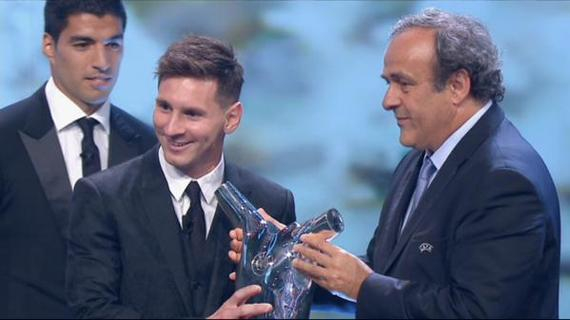 梅西压苏神C罗荣膺欧洲最佳球员 创历史第一