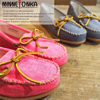 海淘精选:6PM 反季好价!Minnetonka 迷你唐卡 Canvas 帆布单鞋 $17.99(转运到手约200元)
