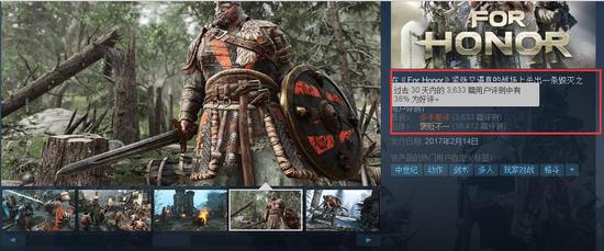 《荣耀战魂》口碑急转直下 Steam上已是“多半差评