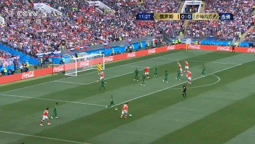 世界杯揭幕战-两替补进3球+世界波 俄罗斯5-0沙特