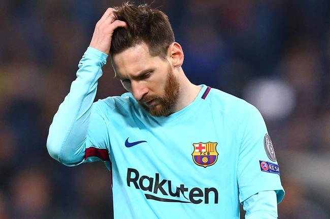 梅西9场欧冠生死战0进球 面对绝杀机会他脚软了