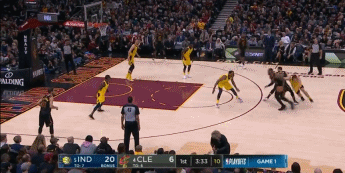 詹皇24分三双神将32分 骑士不敌步行者0-1落后