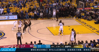 詹皇51分眼睛打充血 总决赛G1勇士加时胜骑士