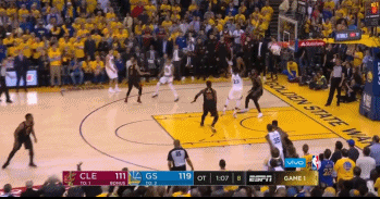 詹皇51分眼睛打充血 总决赛G1勇士加时胜骑士