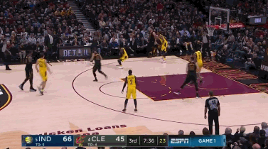 詹皇24分三双神将32分 骑士不敌步行者0-1落后