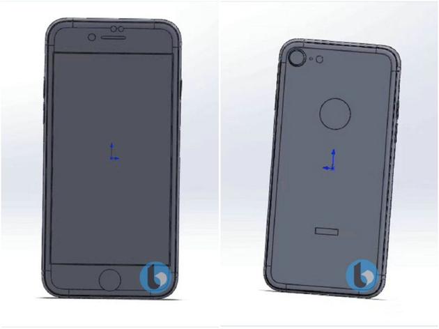 主板芯片CAD图都有了 iPhone 7s 大概就是这个样子