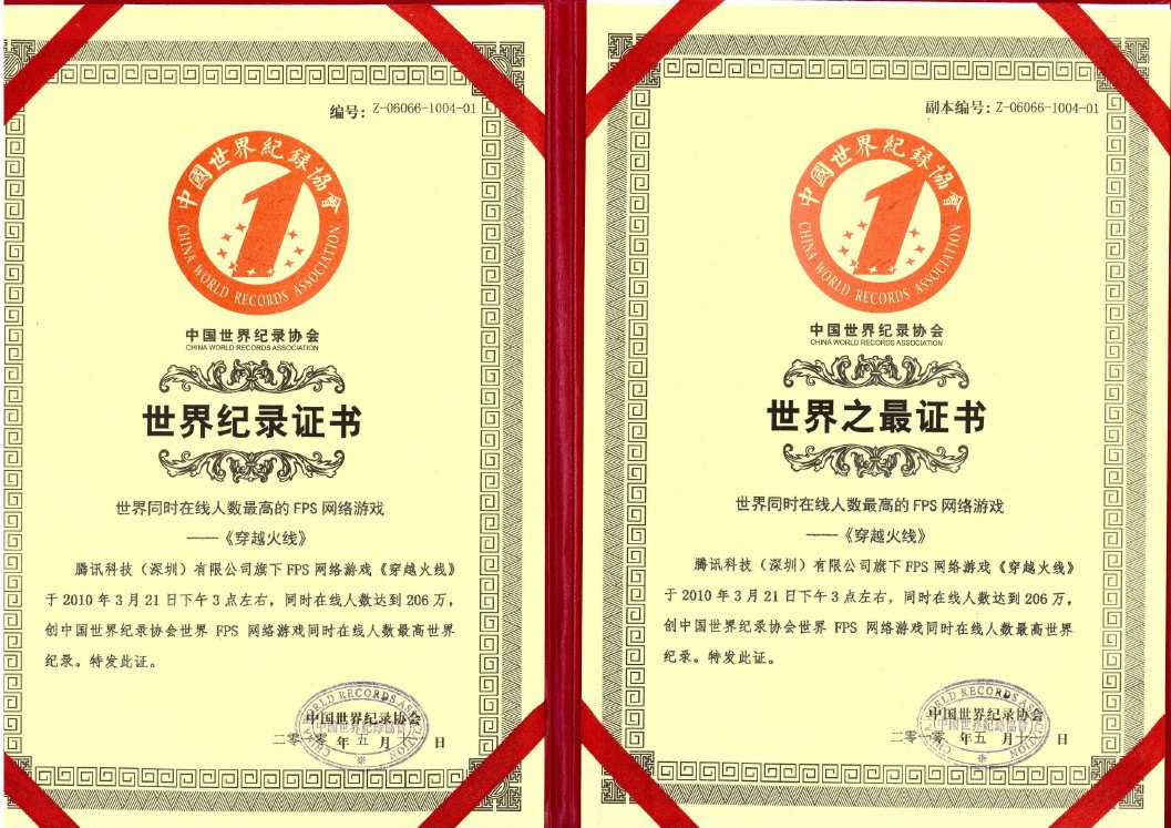 《穿越火线》同时在线破200万 成就电竞新起点