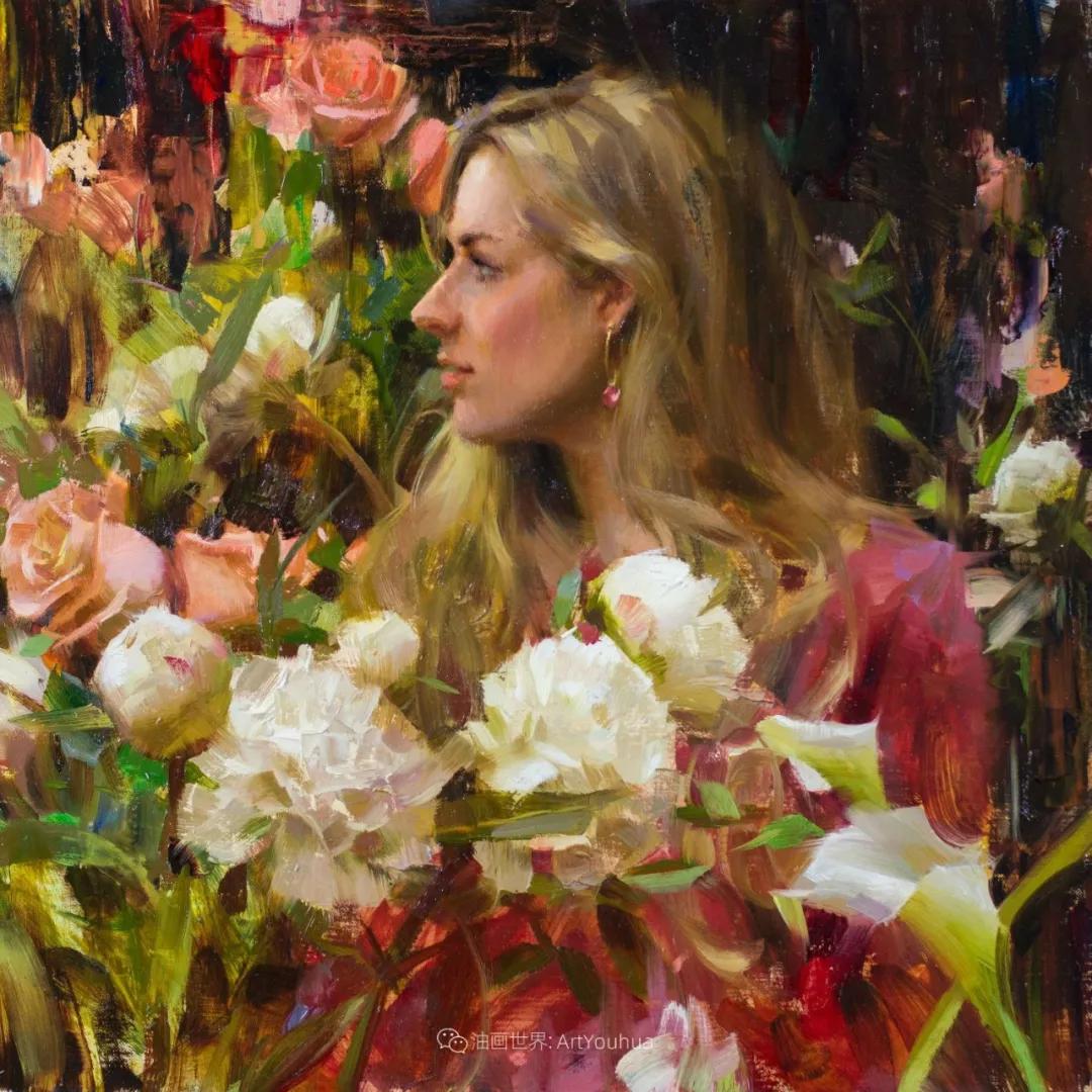 美国画家丹尼尔·基斯,花卉作品选