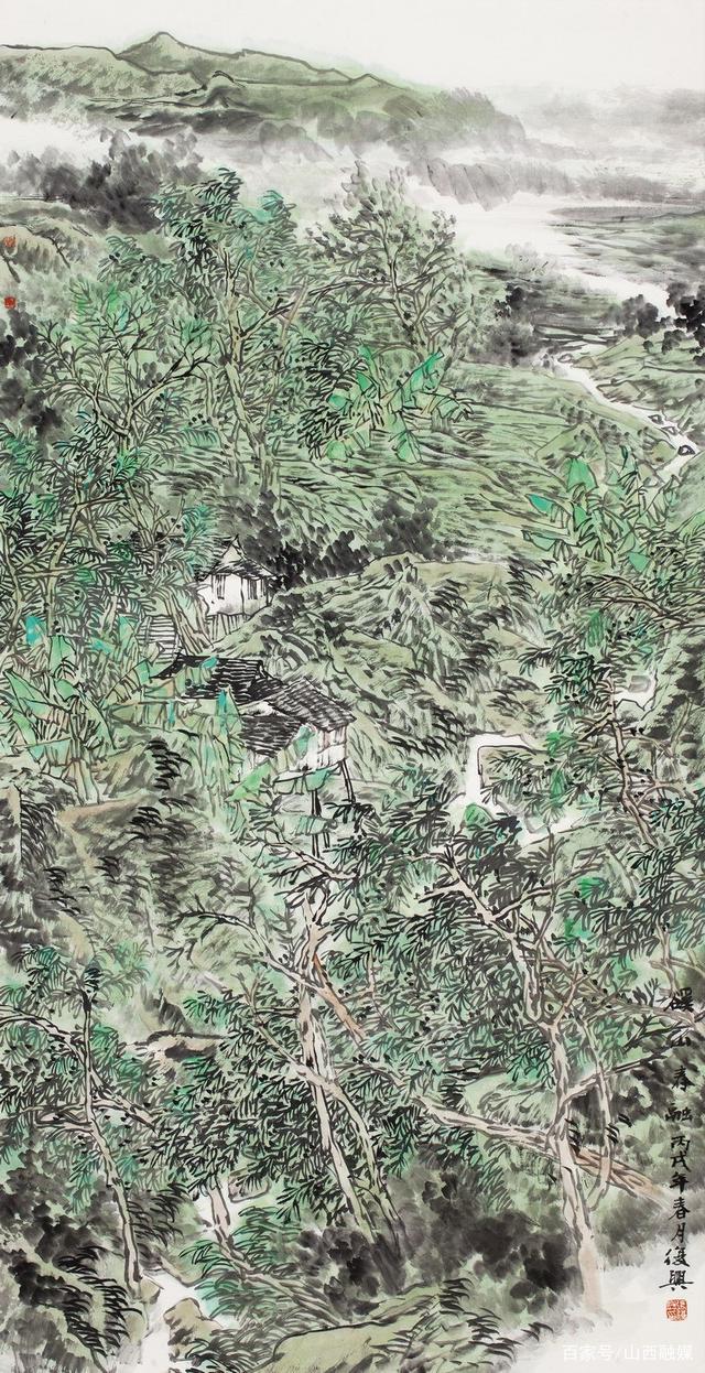 心中魄垒 磅礴于天——张复兴山水画赏析