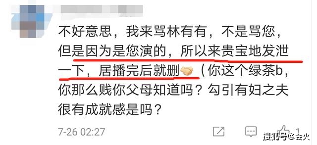 如果演小三就会被骂,以后谁还敢演林有有和凌玲?