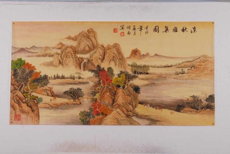 中国美术家协会会员王怀友山水冰雪画鉴赏
