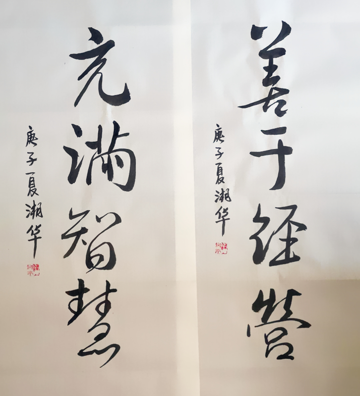 医学画家湘华的书画