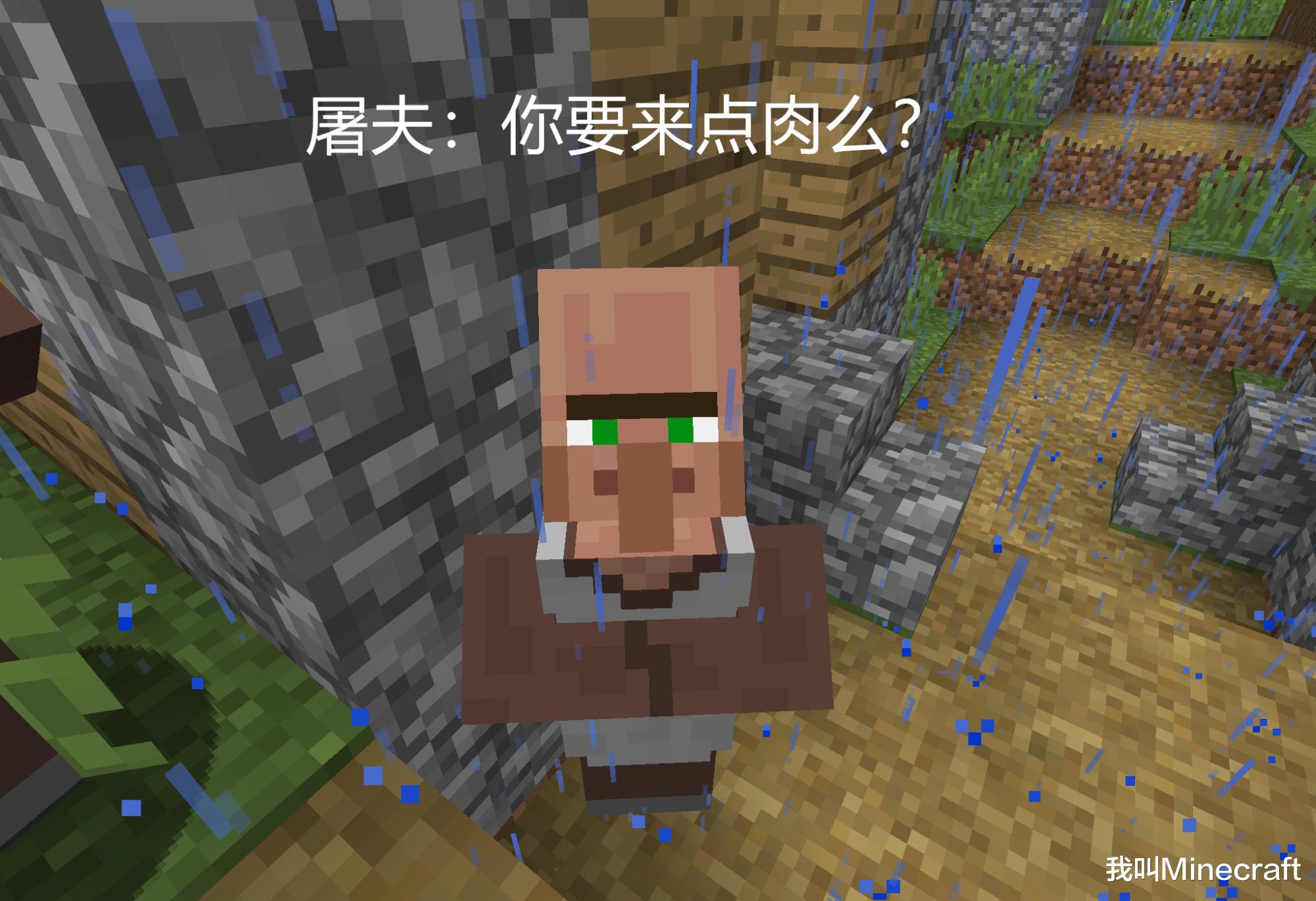 我的世界:一段令人细思极恐的“阴谋论”!村民,其实是食人族!