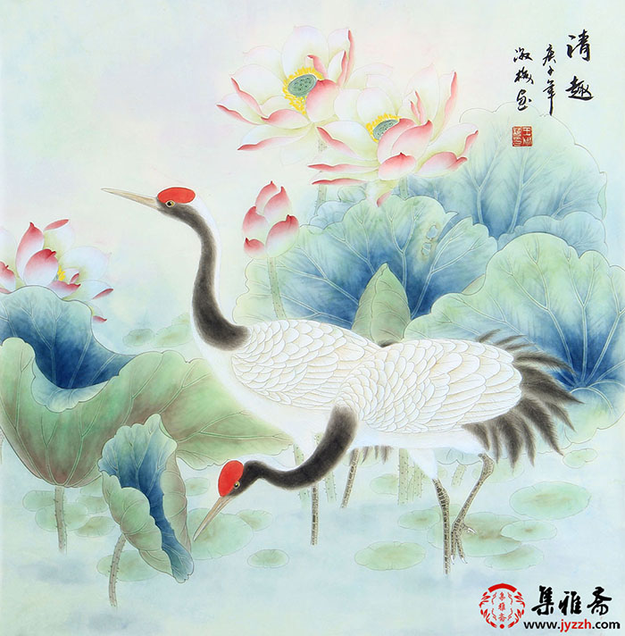 王淑梅花鸟画作品赏析,灵动婉约,清雅柔和