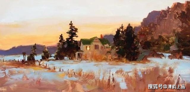 光与色的交响,美国画家金·英格利什,油画作品欣赏
