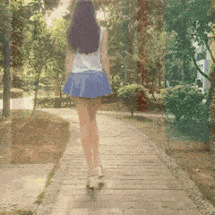 搞笑GIF段子:纳尼,跑哪去了?