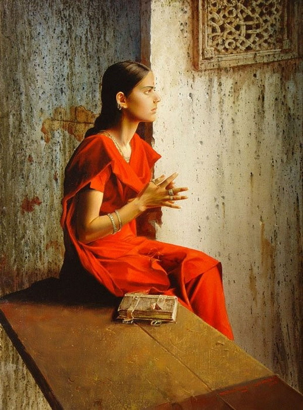 旅美画家关则驹最美人体油画,技法细腻、委婉含蓄