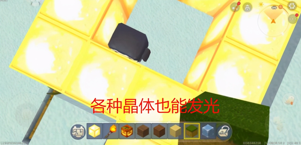 迷你世界常见的几种照明道具,火把很实用,这个仿佛置身童话世界