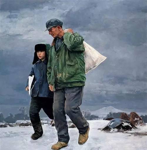 中外名画中的父亲,道不尽的父爱