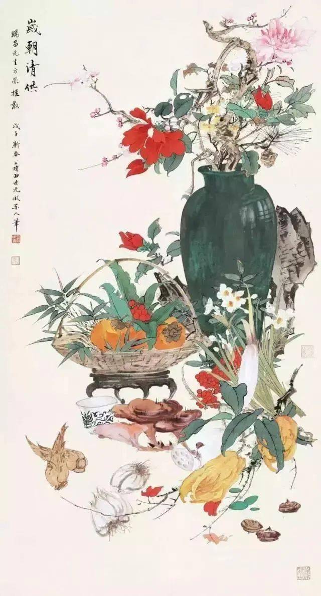 工笔花卉“八法”